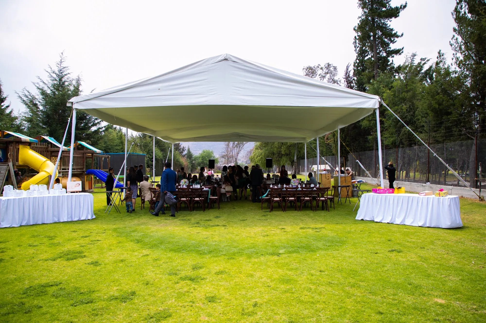 Evento en el jardín